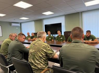 Сегодня провел рабочее совещание с руководящим составом и инструкторами Луганского филиала Центра «ВОИН»