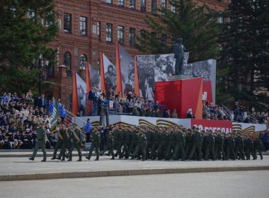 Более 850 инструкторов и курсантов Центра «ВОИН» приняли участие в парадах Победы